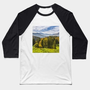 SCENERY 87 - Mountainous Landform Forest Nature Ecosystem Baseball T-Shirt